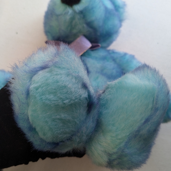 Ty 1999 Blue Teddy Bear Plush Stuffed Animal M-2 - Picture 5 of 11